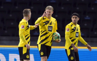 Erling Braut Haaland scoret fire mål.