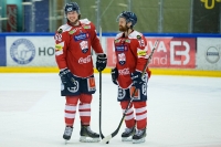 David Morley (til h.) har byttet klubb, og hans nye arbeidsgiver Stavanger påførte Lillehammer et smertelig 1-6-tap lørdag. Canadieren sto for fem målpoeng.