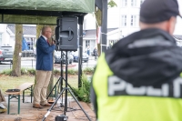 Alliansen-leder Hans Lysglimt Johansen under Arendalsuka i 2018.