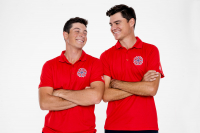 Viktor Hovland (til v.) og Kristoffer Ventura hevder seg godt i PGA-turneringen i Houston.