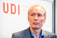 UDI-direktør Frode Forfang sier det er 20.000 ukrainske flyktninger som alt er i Norge eller som snart ankommer.